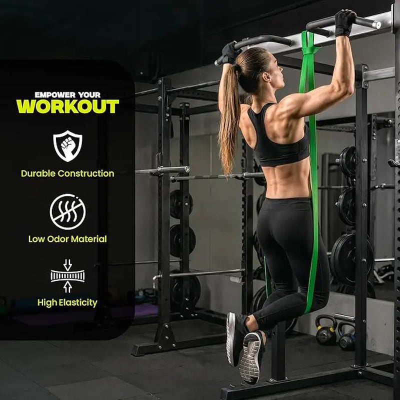UTOPIA HOME Pull up Resistance Bands - 5-Piece Dense Natural Rubber Loops, Athletic Training Tools for Beginners & Physical Therapy, Athletic Training Resistance Bands, Dense Rubber Resistance Bands